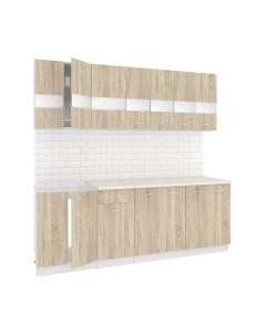 Кухонный гарнитур Кортекс-мебель Корнелия Экстра 2.2м