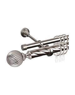 Карниз для штор АС ФОРОС Grace D25К/16Г + наконечники Орион Ас форос