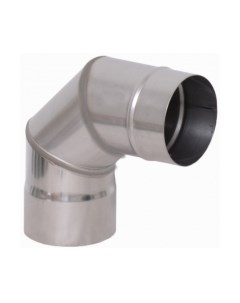 Поворот дымохода КПД 90 439/0.8мм ф130 Кпд