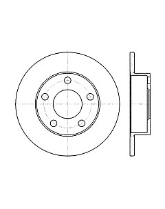 Тормозной диск 60204763SX Stellox
