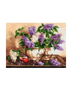 Картина по номерам БЕЛОСНЕЖКА Натюрморт в винтажном стиле / 974-AS Белоснежка