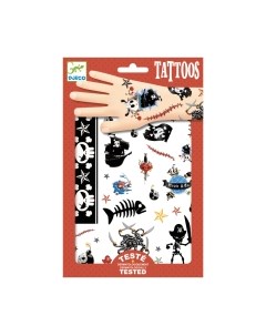 Набор временных татуировок Djeco Пираты / 09584