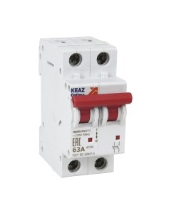 Выключатель нагрузки КЭАЗ 2P 40А OptiDin BM63Р УХЛ3 / 103893 Кэаз