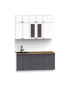 Кухонный гарнитур Лион-3 В-1 1.7м Интермебель