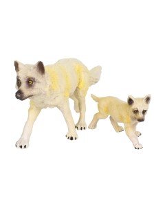 Набор фигурок коллекционных Masai Mara Мир диких животных. Семья полярных волков / MM211-133 Masai mara