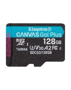 Карта памяти Canvas Go Plus MicroSDHC 128GB (SDCG3/128GBSP) Kingston