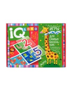 Развивающая игра Айрис-пресс Лото. Счет и фигуры. Подбери число