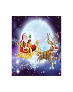Скатерть JoyArty Санта и веселый олень / tcox_6767 Joyarty