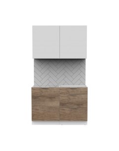 Кухонный гарнитур Интермебель Микс Топ-1 1.2м без столешницы