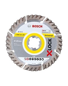 Отрезной диск алмазный Bosch X-lock 2.608.615.166