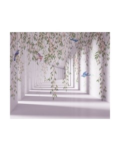 Фотообои листовые Citydecor Flower Tunnel 3D 5