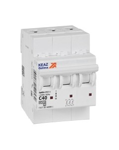 Выключатель автоматический КЭАЗ OptiDin BM63-3C40-4.5-УХЛ3 / 326816 Кэаз