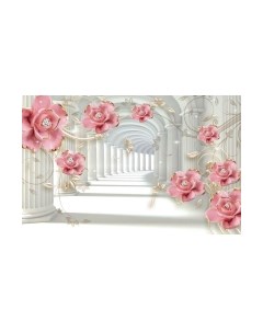 Фотообои листовые Citydecor Цветочная абстракция 9 3D