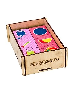 Развивающая игра Целое и ее части / 111303 Woodland toys