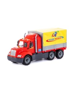 Фургон игрушечный Полесье Майк бортовой тентовый / 55569