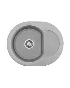 Мойка кухонная Elleci Easy Round 600 Aluminium M79 / LMYR6079