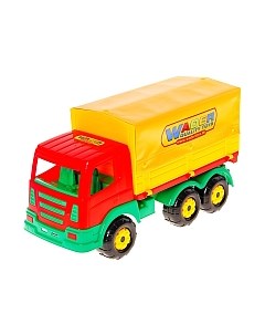 Фургон игрушечный Полесье Автомобиль бортовой тентовый Престиж / 44167