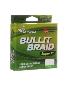 Леска плетеная Allvega Bullit Braid 0.16мм 92м / BB92GR16