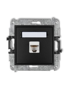 Розетка Karlik 1XRJ45 / 12MGK-5