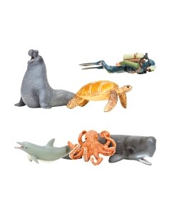 Набор фигурок коллекционных Masai Mara Мир морских животных / ММ203-025 Masai mara