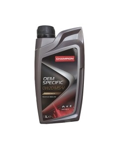 Моторное масло Champion OEM Specific MS-V 0W20 / 8229374