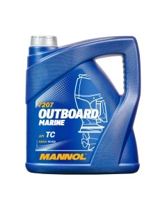 Моторное масло 2-Takt Outboard Marine API TD NMMA TC-W3 / MN7207-4 Mannol
