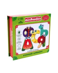 Развивающий игровой набор Лесная мастерская Русский алфавит. Развивающие магниты / 181087