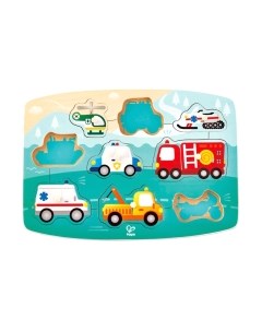 Развивающая игрушка Hape Вкладыши. Транспорт / E1406-HP