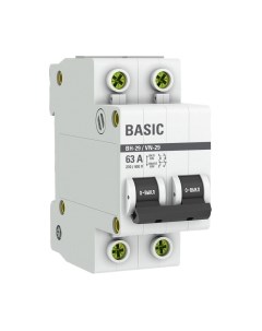 Выключатель нагрузки EKF Basic 2P 63А ВН-29 / SL29-2-63-bas Ekf