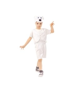 Костюм карнавальный Медведь белый Умка / 4010 к-18-26 Пуговка