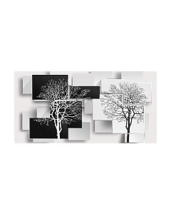 Фотообои листовые Citydecor Дерево 3D Инь-янь