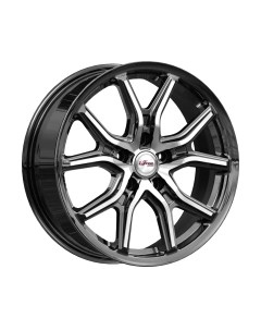 Литой диск iFree Страйк 17x6.5" 5x114.3мм DIA 67.1мм ET 35мм Блэк джек Ifree