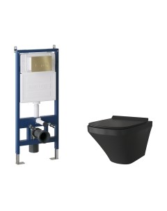 Унитаз подвесной с инсталляцией GR-4440BMS+900.K31.01.000+700.K31.05.32M.32M Grossman