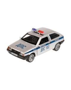 Автомобиль игрушечный Технопарк Lada-2108 Спутник Полиция / 2108-12SLPOL-SR