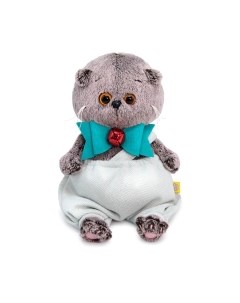 Мягкая игрушка Басик в шортиках и банте с колокольчиком / BB-076 Budi basa