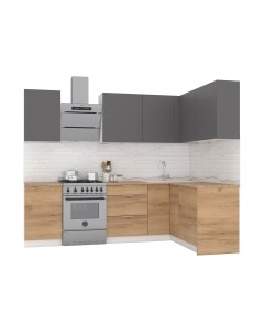 Кухонный гарнитур Интермебель Микс Топ-25 2.0x1.52м правая