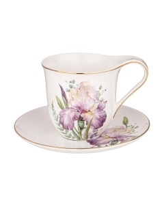 Чашка с блюдцем Lefard Irises / 590-479