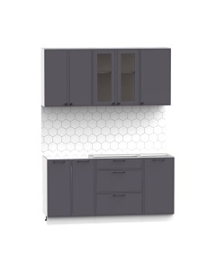 Кухонный гарнитур Лион-12 1.6м без столешницы Интермебель