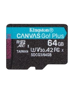 Карта памяти Kingston Canvas Go Plus microSDXC 64GB (SDCG3/64GBSP)