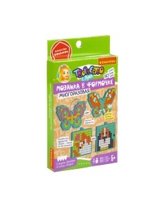 Развивающая игра Bondibon Мозаика с формами. Кошка, собака, бабочки / ВВ5787