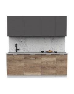 Кухонный гарнитур Интермебель Микс Топ-6 2.1м