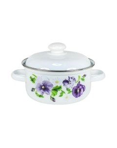 Кастрюля Лысьвенские эмали Анютины глазки С-1510 АП2/4