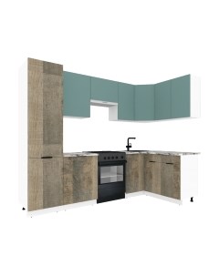 Кухонный гарнитур ВерсоМебель Эко-1 1.4x2.6 правая Версомебель