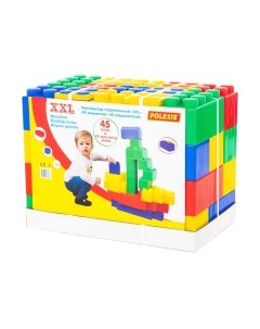 Конструктор Полесье Строительный XXL / 68033