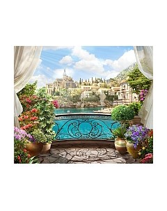 Фотообои листовые Citydecor Вид из балкона