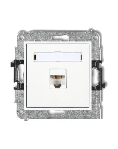 Розетка Karlik 1XRJ45 / 12MGK-1