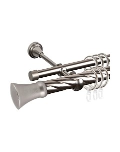 Карниз для штор АС ФОРОС Grace D25К/16Г + наконечники Монако Ас форос