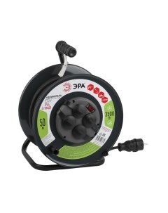 Удлинитель на катушке ЭРА RMx-4es-3x1.5-50m-IP44(KG) / Б0046804 Эра