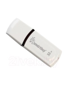 USB flash накопитель SmartBuy Paean 16GB White (SB16GBPNi-W) Smartbuy