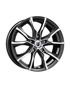 Литой диск Твист 17x7.5" 5x105мм DIA 56.6мм ET 38мм Алмаз черный K&k